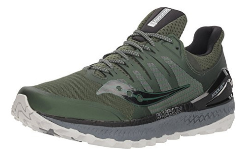 Saucony Hombres De Oliva Xodus Iso 3 Zapatilla De Deporte - 