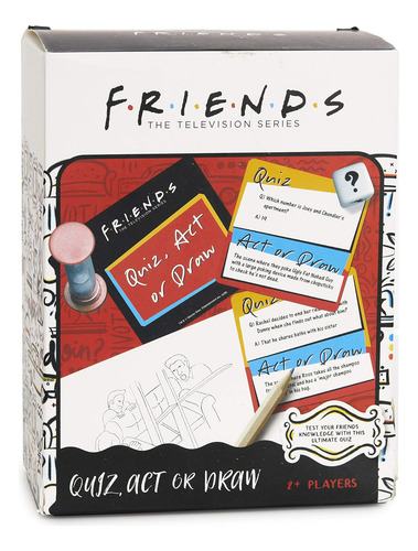 Paladone Friends Tv Show Quiz Act O Draw Game - Mercancía Of