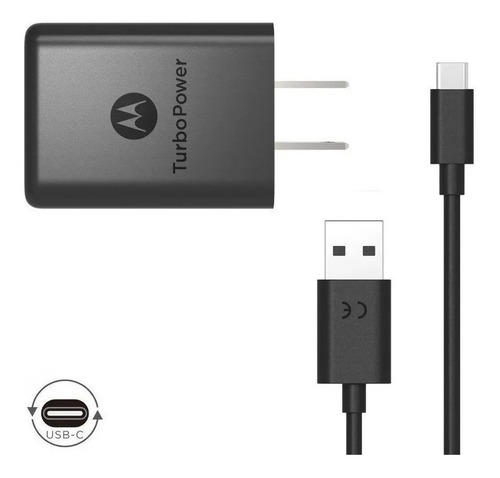 Cargador Motorola Turbo Tipo C Moto G Moto Z Moto G Original