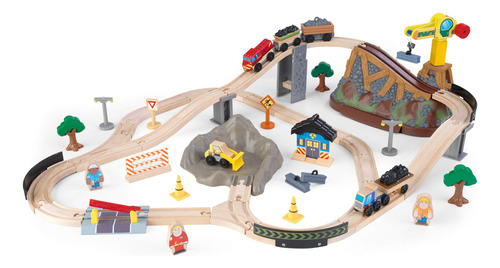 Kidkraft Set De Construcci&oacute;n De Tren De Tapa De Balde