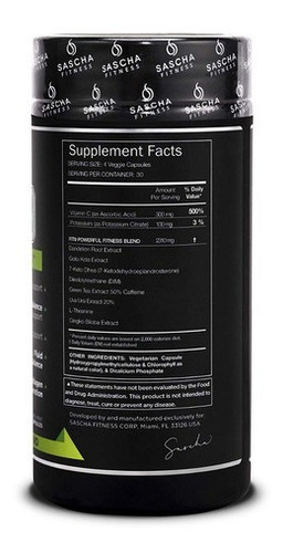 Imagen 2 de 8 de Sascha Fitness Fit 9 (120 Capsulas) Fit9 Oferta!