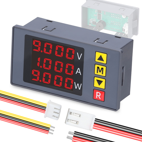 Voltímetro/amperímetro Digital Bm730 3 Em 1 Com Campainha E