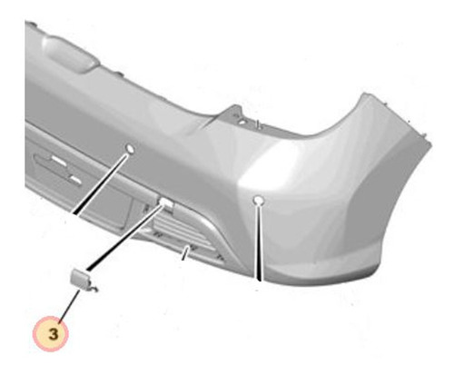 Tapa Gancho Remolque Trasero Peugeot 308 1.6 Hdi 16v