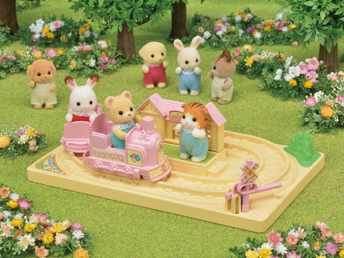 Sylvanian Families Set Baby Tren Cho Cho Calico Critters .