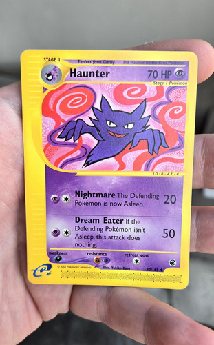 Pokemon Haunter 80/165 Expedición 2002 Nm Inglés Haunter Inglés (Usado)