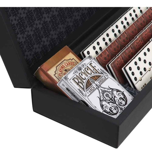 Domino Inglés, Acrílico De 4 Capas, Set De Barajas Bicycle