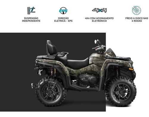 Quadriciclo Cf Moto 1000 Automático 4x2 4x4 Ñ Can-am Honda