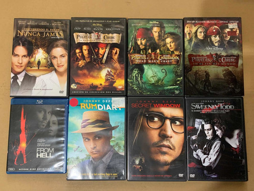 Johnny Depp 10 Peliculas En Dvd Secret Window