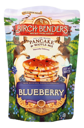 Birch Benders Pancake & Waffle Mix Blueberry 397 G