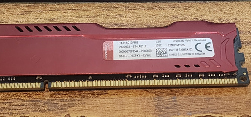 Memoria Ram Hyperx Fury 8gb Ddr3