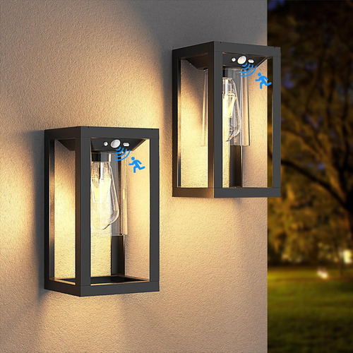 Luces Solares De Pared Impermeables Con Sensor De Movimiento