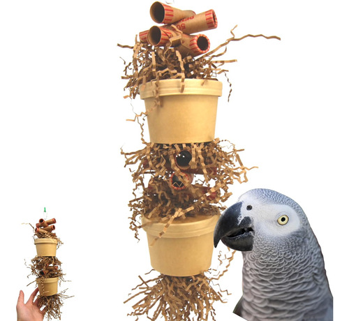 Toys 3867 Money Pot Medium Large Bird Toy Treat Box Forrajea