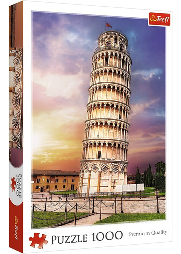 Imagen 1 de 2 de Rompecabezas Puzzle 1000 Piezas Trefl Torre Pisa (10441)