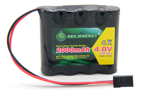 Geilienergy Bateria Nimh Receiver Rx Con Conectores Hitec 4.