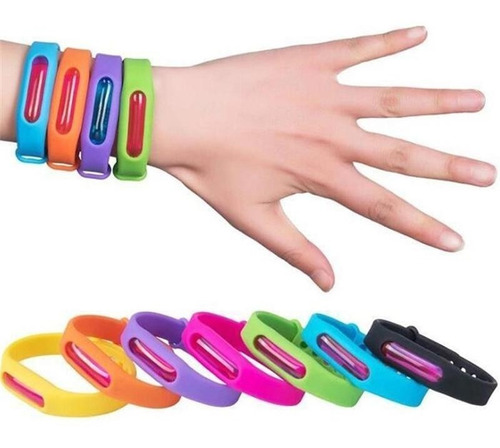  Pulsera Repelente De Silicona Anti Mosquito Adultos Y Niños