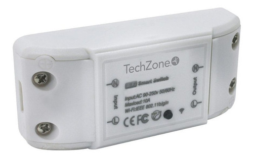 Interruptor Electrico Inteligente Techzone 0.5 Wifi Tzbrk /v