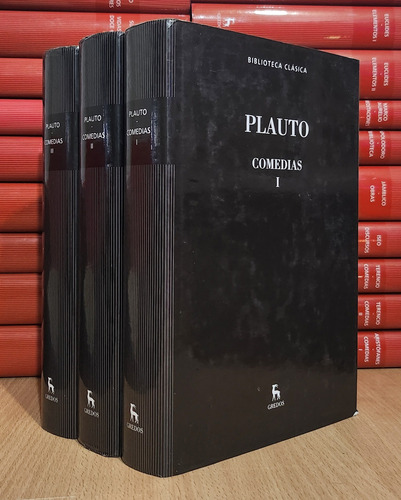 Plauto - Comedias 3 Tomos - Gredos (Usado)