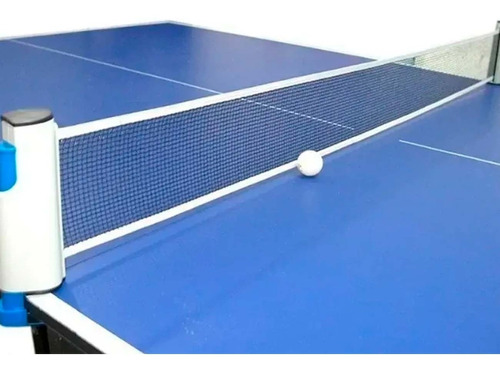 Rede Retrátil Tênis De Mesa Ping Pong 1,60m Bel Fix Cor Branco