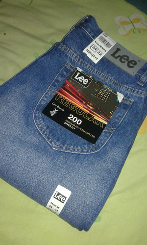 Pantalon (jeans) Lee Original, Talla 34x32.