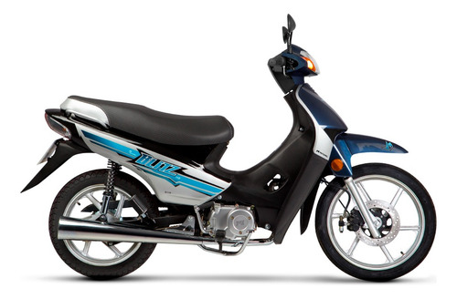 Imagen 4 de 15 de Motomel Blitz 110 V8 Full Aleación Alarma