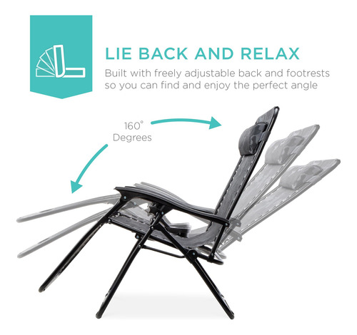 Reposeras Silla De Gravedad 0 Plegable Reclinable Camuflado