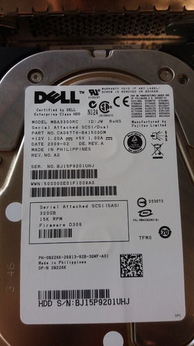 Servidor Dell Power Edge1950 4gigas 2 Hd De 300