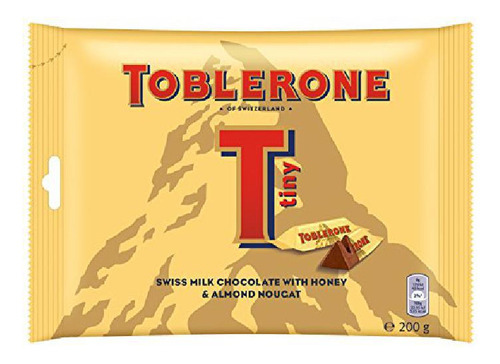 Mini Toblerone Chocolate Ao Leite Nougat Mel Amêndoas 200g