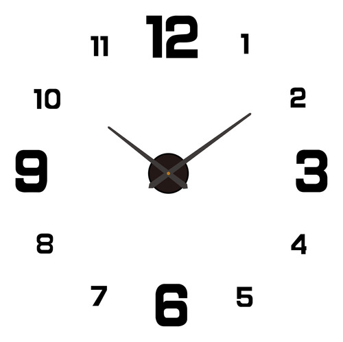 Reloj De Pared Perforado 60-90 Cm (tridimensional) En Acríli
