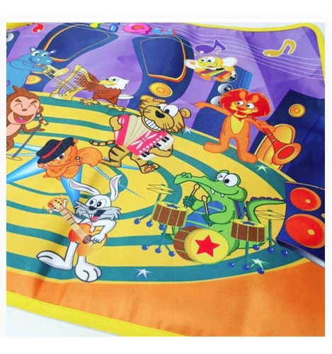 Imagem 3 de 4 de Tapete Musical Infantil C/ Som E Luz - 48cmx57cm - Wellkids