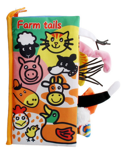 Libro De Tela Kids Tails Toy Para Bebés Libros De Desarrollo