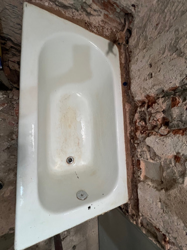 Bañera En Hierro Fundido Blanca (Usado)