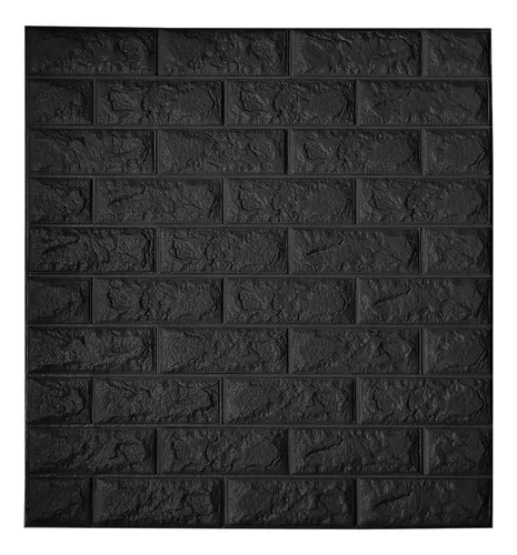 comprar Revestimiento Adhesivo Color Negro X30 Ladrillo Decoracion ®