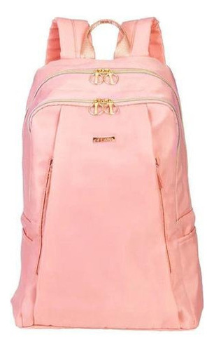 Mochila Sestini 2 Compartimentos Pixie 23 Litros Rose Cor Coral-claro Desenho do tecido Liso