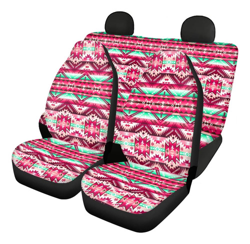 Fkelyi Ethnic Style Car Seat Covers Full Set For Womens Fron