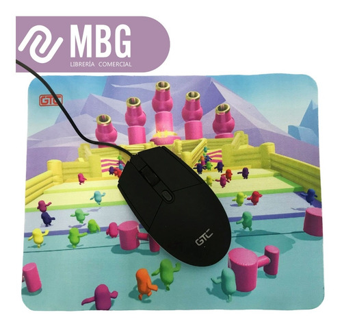 Imagen 2 de 6 de Combo Gamer Mouse Y Pad Gtc Cbg-019