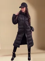 Comprar Camperon Campera Mujer Inflada Largo Impermeable Piel Moda