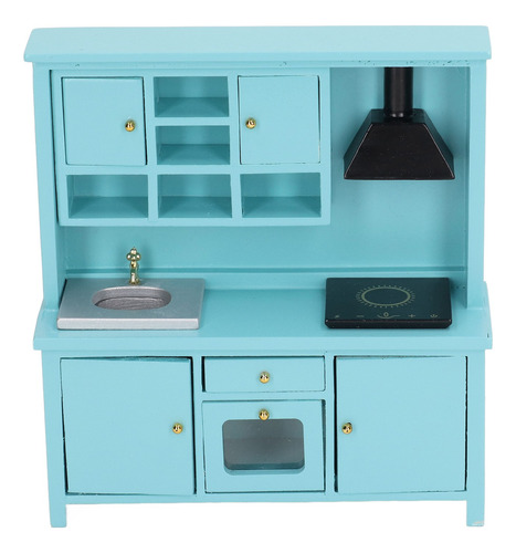 Juguete De Cocina De Madera En Miniatura Para Casa De Muñeca