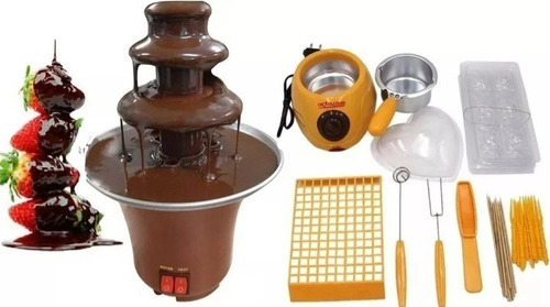 Maquina De Derretir Chocolate Y Cascada Fuente De Chocolate 