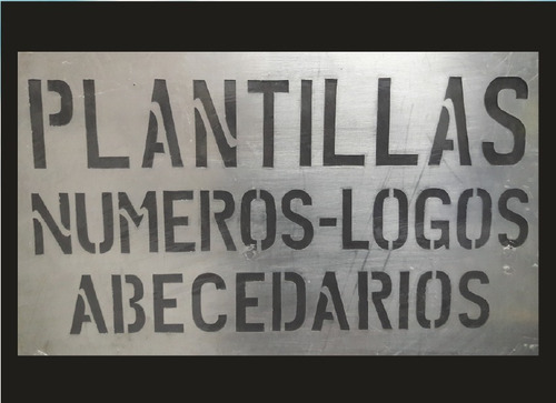 Imagen 2 de 10 de Plantillas Letras Y Numeros Calados