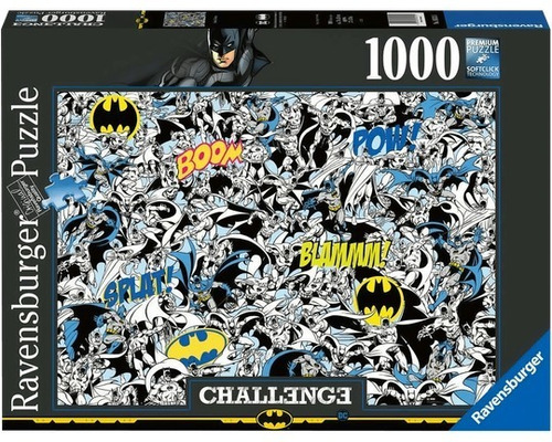 Batman Challenge Rompecabezas 1000 Pz Ravensburger 70x50cm