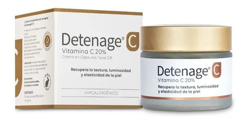 Detenage Vitamina C 20% - Crema En Cápsulas Twist Off