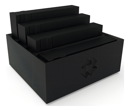 Estojo Para Drone Artbox3d Case Para Bateria Do Drone Tello Da Dji Cor Preto