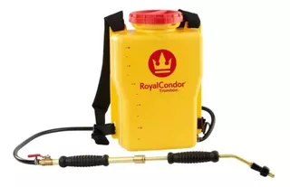 Fumigadora Manual Aspersor Bomba De Espalda 10 Litros Royal Color Amarillo