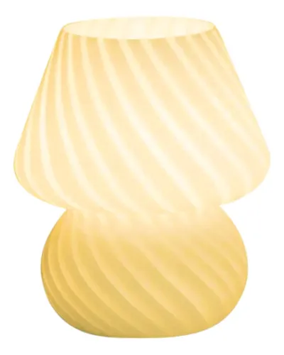 comprar Lámpara Luz Veladora De Vidrio Con Rayas Diagonales