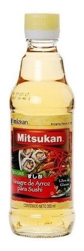 Mitsukan Vinagre De Arroz Sazonado 355 Ml Mizkan Sushi Arroz