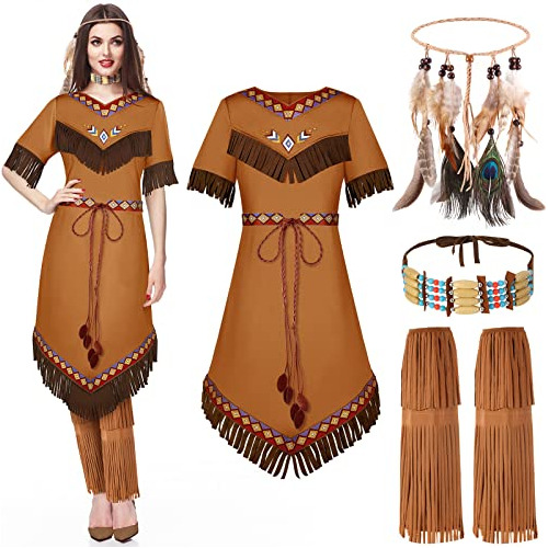 Disfraz De Nativo Americano Mujeres - Atuendo De India ...