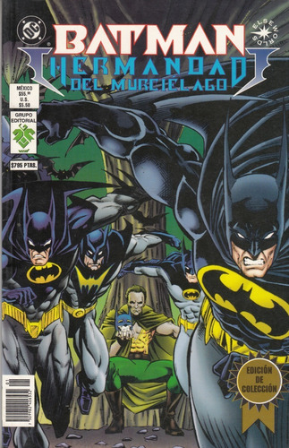 Comic Dc Batman Hermandad Del Murcielago Editorial Vid