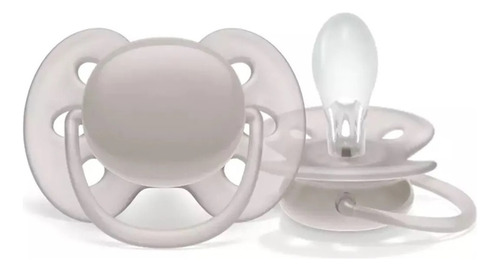 Chupete Philips Avent Ultra Soft Scf092/51 Gris 6-18 Meses