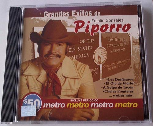 Eulalio Gonzalez Piporro Grandes Exitos Cd Orfeon P Metro