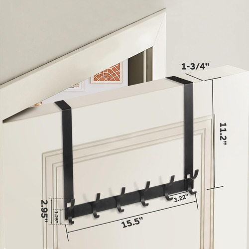 Ganchos Resistentes Para Puerta De Baño Y Dormitorio Con 12